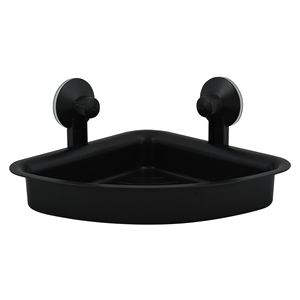 Étagère de douche d'angle noire mate - Product Image 1