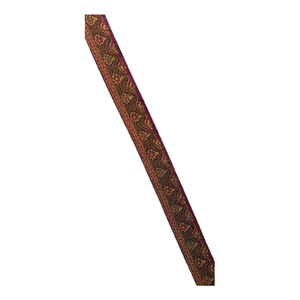 Offre Spéciale Double Face Jacquard Dentelle Ruban Tissu Feuille Motif Broderie Tissée pour Sac Ceinture Vêtements Décoration - Product Image 2