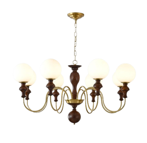 Lustre en métal et suspension pour décoration intérieure moderne Globe en verre suspendu au plafond pour restaurant, maison et bureau - Product Image 6