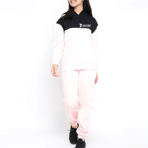 Low Moq Custom Design Kids <b>Tracksuits</b> Outdoor Use Kids Clothing Solid Color <b>Plain</b> <b>Tracksuit</b> - Product Image 1