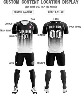 Ensemble de maillots de football de qualité professionnelle, best-seller, à séchage rapide, t-shirt à manches courtes, short en mesh, couleurs et tailles personnalisées - Product Image 5