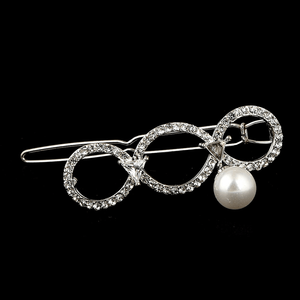 Women's Fancy Hair <b>Clip</b> - <b>Silver</b> - Product Image 1