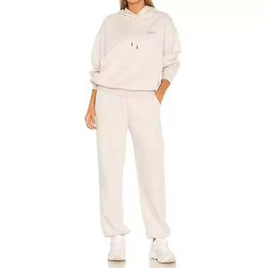 Gran oferta de suéter con capucha para mujer, conjunto de chándal y pantalón, ropa de calle, chándales de dos piezas para invierno - Product Image 1