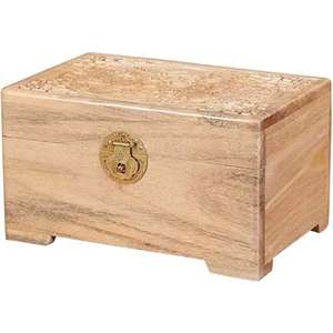 Urna para cenizas de madera maciza de estilo europeo de gama alta, suministros funerarios respetuosos con el medio ambiente, recuerdo para cenizas humanas de la India - Product Image 5