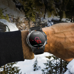 Montre connectée Sower avec écran IPS de 1,52 pouce, Bluetooth, fréquence cardiaque, pression artérielle, boussole, suivi de la forme physique, montre de sport unisexe - Product Image 3