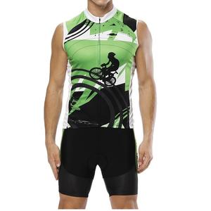 Ropa deportiva Unisex Ropa de ciclismo Montar en bicicleta Compresión Sublimación Conjunto corto Uniforme de ciclismo Transpirable Poliéster Hecho - Product Image 1