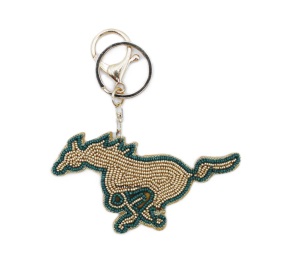 Llavero Artesanal de Estilo Clásico Colorido con Cuentas y Bordado - Product Image 4