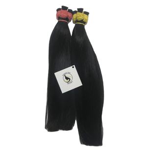 Top Quality Raw Indian Temple <b>Hair</b> 8-32 Inches Human <b>Hair</b> <b>Extension</b> No Weft Bulk <b>Hair</b> <b>Extensions</b> Vendor - Product Image 1