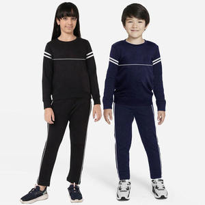 Lightweight Polyester Cotton Winter Breathable Boys <b>Girls</b> Blank Sweat Suit Set Customized Kids Tracksuits Wholesale Toddler - Product Image 1