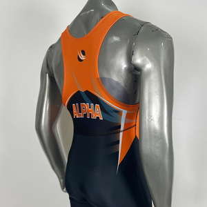 ชุดบอดี้สูทแบบจั๊มพ์สูทผ้าโพลีเอสเตอร์พิมพ์ลายแบบซับลิเมชั่นตามสั่ง ปี 2026 แห้งเร็ว สำหรับชุดนักมวยปล้ำแบบชิ้นเดียว สำหรับผู้ชายไซส์ใหญ่ - Product Image 6