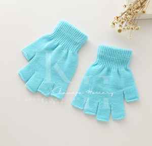 Gants demi-doigts chauds en coton biologique doux-Détection d'aiguille à écran tactile respirant écologique sans doigts pour unisexe - Product Image 2