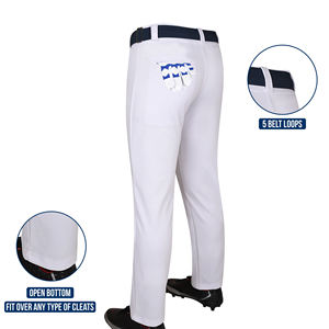 Pantalons de baseball unisexes de haute qualité en gros, logo personnalisé, impression par transfert thermique, ensembles de pantalons d'équipe, séchage rapide, couleurs personnalisées, motif 3D - Product Image 5