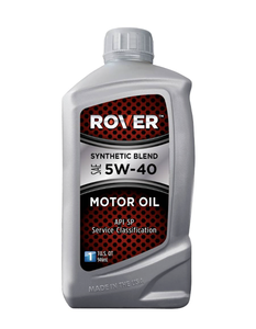ROVER Automotive Lubricant <b>Synthetic</b> Blend Anti-Wear SAE <b>5W</b>-<b>40</b> Motor <b>Oil</b> 6 Pack 1 Quart - Product Image 1