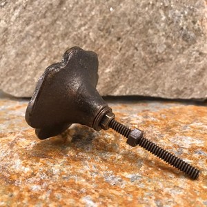 Cast iron knob flower shape <b>pull</b> cabinet drawer <b>for</b> <b>home</b> dresser door cabinet furniture decorative kitchen wardrobe handle knobs - Product Image 3