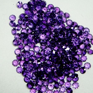 Amatista brasileña, piedra preciosa suelta, corte brillante redondo, 5-12mm, anillo de tamaño mixto, colgante, fabricación de joyas, amatista púrpura de alta calidad - Product Image 6