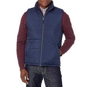 Chaleco acolchado para hombre para todas las estaciones, chaqueta acolchada de poliéster resistente al agua ligera, moda de calle alta, ropa para exteriores - Product Image 5