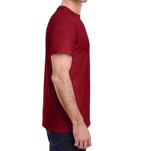 Camiseta deportiva de Color sólido para hombre, camiseta de entrenamiento transpirable ajustada para gimnasio, correr, deportes, ropa deportiva, camiseta de verano - Product Image 2