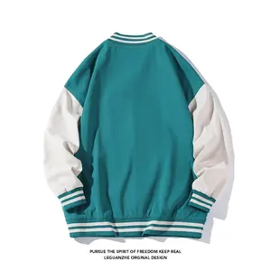 Vestes universitaires Elite personnalisées, durables et légères, tenues décontractées et élégantes pour l'hiver, col montant, broderie du fabricant OEM ODM de qualité supérieure - Product Image 3