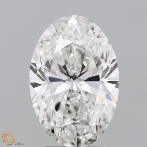 IGI Oval Cut Lab Grown Diamond 3.5 ct Loose For Ring F Colour VS2 Clarity Lab Diamond Eco Friendly Diamond Loose For Her - Product Image 1
