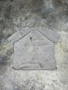 Camiseta de Mujer con Lavado Ácido, Estilo Clásico Vintage, Algodón Lavado, Informal, Estilo Urbano, Corte Holgado, Top de Moda - Product Image 3