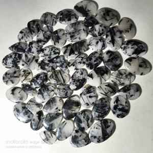 KHUSHI GEMS - Turmalina Negra Natural al por Mayor, Cuarzo de 20-45 mm, 8-12 g, Certificada por Terceros, Joyería Curativa, Piedra Preciosa Suelta - Product Image 1