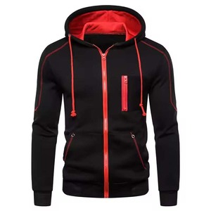 Hot Selling Men's Winter Hoodies Sweatshirts Polyester/Cotton Casual Fashion Regular Sleeve Solid Hooded Collar Embroidered - Product Image 3