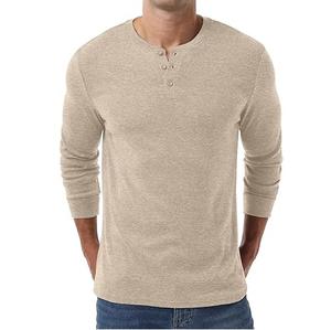 Camisetas de Franela de Manga Larga para Hombre al por Mayor con MOQ Bajo, Alta Calidad, Casuales, Mangas Completas, Servicio OEM Personalizable - Product Image 1