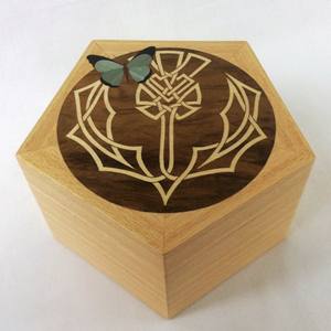 Compra caja abierta corazones regalos y manualidades cajas de madera carteles de pared - Product Image 2