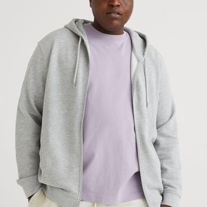 Sudadera lisa de invierno de Algodón 100% con logotipo personalizado para hombre, jersey de alta calidad, ropa deportiva, Sudadera con capucha semiblanca - Product Image 6