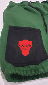 Pantalones cortos de lana para hombre recién llegados con bolsillos cargo, pantalones cortos estilo Hip Hop elegantes hechos a medida por código textil - Product Image 3