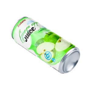 Jus de pomme verte 330 ml, boisson aux fruits aromatisée, boisson en conserve, faible en gras, boisson rafraîchissante - Product Image 2