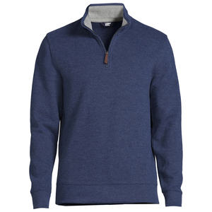 Maglioncino con Zip 1/4 da uomo <span class=keywords><strong>taglie</strong></span> <span class=keywords><strong>forti</strong></span> maglione con Zip da uomo maglione lavorato a maglia a righe in tinta unita - Product Image 2