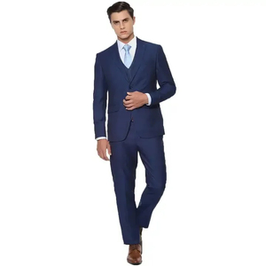 Costume de mariage antistatique 2 pièces pour hommes veste d'affaires formelle pantalon design élégant pour les mariages événements d'entreprise - Product Image 1