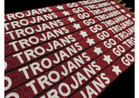 PIEPER GO TROJANS Sangle de sac bandoulière en tissu perlé de luxe, professionnelle et tendance, avec crochets réglables, accessoires légers et écologiques