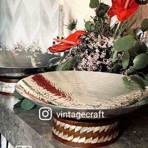 Bandeja para Servir Chocolate con Incrustaciones de Nácar, Regalo Tradicional de Ramadán, Estilo Animal, Artesanía Vintage Ecológica - Product Image 5