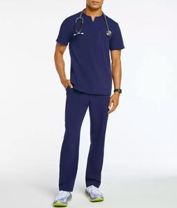 Uniforme médical de haute qualité pour médecin, tissu extensible en spandex, personnalisable, usage hospitalier - Product Image 1