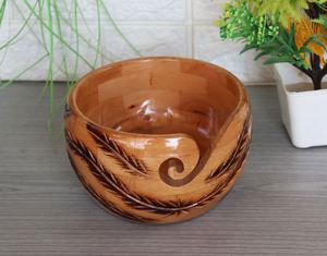Traditional Wooden Bowl <b>Dinnerware</b> Fruits Salad Soup Serving Bowl Home Kitchenware Tabletop Restaurant Wedding Gift - Product Image 6