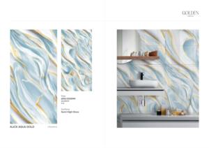 Azulejos de porcelana esmaltada Digital modernos de 600x1200mm, el mejor grado, resistentes a los ácidos, exclusivos, antideslizantes, interiores escolares - Product Image 2