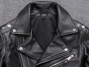 Chaquetas de cuero genuino de alta calidad: una moda clásica básica Durabilidad Atemporal Elegancia elegante Moda Mate Brillante - Product Image 2