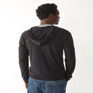 Pulls et sweats à capuche pour hommes en coton 100% de haute qualité, coupe oversize, anti-boulochage, noirs – Nouveauté très demandée pour l'hiver - Product Image 6