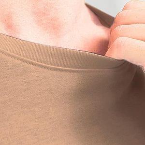 80% Algodón 20% poliéster 180 gramos venta al por mayor camisetas personalizadas 100% algodón camisetas lisas en blanco para hombres - Product Image 6