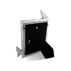 Marco DE FOTOS decorativo de pajarita de aluminio plateado de suministro de fábrica al por mayor para decoración del hogar imagen familiar regalo de bebé recién nacido - Product Image 4