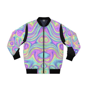 Chaqueta de bombardero de marca ligera MA1 de vuelo hecha a medida, chaqueta de bombardero de nailon de marca personalizada para hombres de gran oferta - Product Image 6