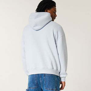 Sweat-shirt décontracté ample pour couple, grande taille, haut de gamme, épais, avec logo personnalisé, pull à capuche unisexe - Product Image 2