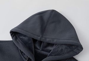 Sudadera con capucha personalizada para hombre, ropa informal de peso pesado, estampado personalizado 450 + Heavy GSM, Sudadera con capucha de gran tamaño para hombre - Product Image 3