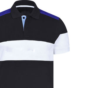 Polo pour hommes col classique décontracté manches courtes vêtements de travail d'affaires uniforme coton mélangé été quotidien mode vêtements haut - Product Image 6