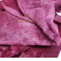 Rosa Rindsleder Haariger Leder teppich Echtes Fell Benutzer definiertes Rohleder Kuhhaar auf der Haut Luxus leder für Wohnzimmer