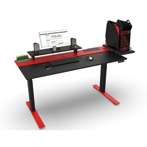 <b>Adjustable</b> Height COMBO SMART GAMING Red and Black Featuring Durable Melamine Surface Material - Product Image 5