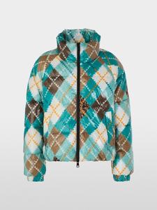 Chaqueta Deportiva Acolchada para Exteriores Ayat |   Estampado Acolchado de Argyle/Tartán para Mujer |   Cuello alto, cierre de cremallera |   Mezcla de Poliamida - Product Image 2