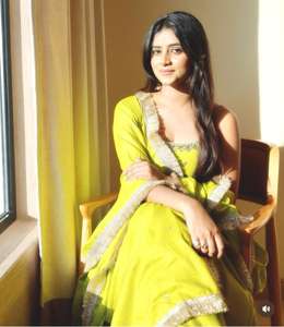 Ropa étnica india, seda Chinon pesada con secuencia bordada, trabajo, vestidos Anarkali de lujo con pantalón Dupatta para vestido de boda - Product Image 3